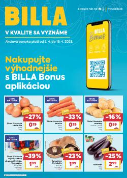 BILLA leták, , od 02.04 do 15.04.2025