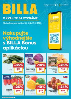 BILLA leták, , od 14.04 do 27.04.2025