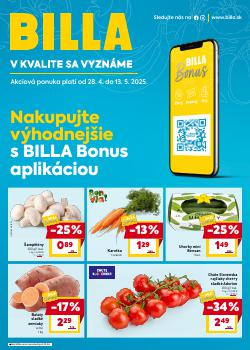 BILLA leták, , od 28.04 do 04.05.2025