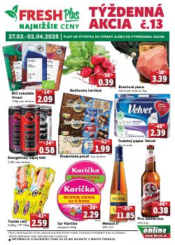 FRESH leták, Týždenná akcia, od 27.03 do 02.04.2025