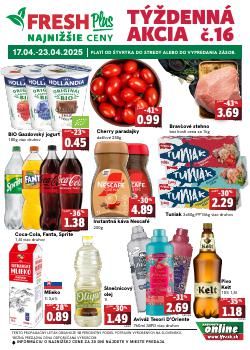 FRESH leták, Týždenná akcia, od 17.04 do 23.04.2025