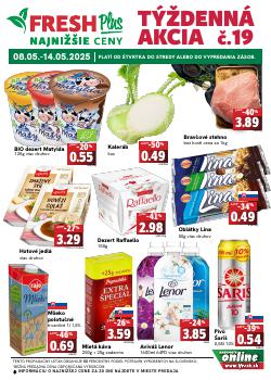 FRESH leták, Týždenná akcia, od 08.05 do 14.05.2025