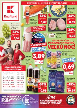 Kaufland leták, , od 16.04 do 23.04.2025