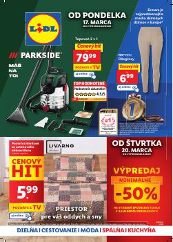 LIDL leták, , od 17.03 do 31.03.2025