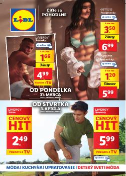 LIDL leták, , od 31.03 do 30.04.2025