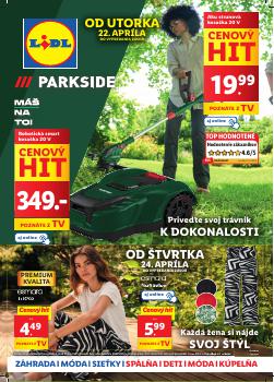 LIDL leták, , od 22.04 do 30.04.2025