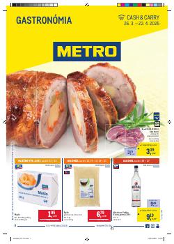METRO leták, Gastronómia, od 26.03 do 22.04.2025