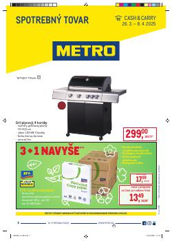 METRO leták, Spotrebný tovar, od 26.03 do 08.04.2025