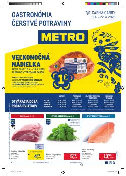 METRO leták, Gastronómia, od 09.04 do 22.04.2025