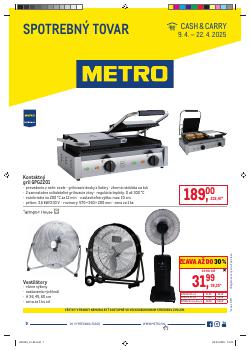 METRO leták, Spotrebný tovar, od 09.04 do 22.04.2025