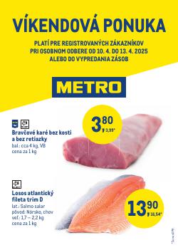 METRO leták, , od 10.04 do 13.04.2025