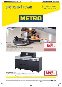 METRO leták, Spotrebný tovar, od 23.04 do 06.05.2025