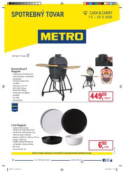 METRO leták, Spotrebný tovar, od 07.05 do 20.05.2025