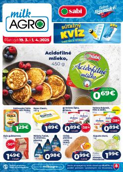 milk AGRO leták, , od 19.03 do 01.04.2025