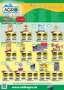 milk AGRO leták, Cash & Carry, od 30.04 do 13.05.2025