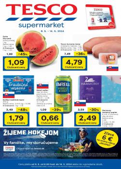 TESCO leták, Supermarket, od 09.05 do 14.05.2024
