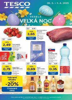 TESCO leták, Hypermarket, od 26.03 do 01.04.2025