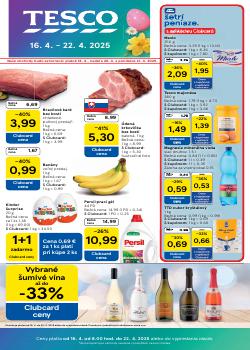 TESCO leták, Hypermarket, od 16.04 do 22.04.2025