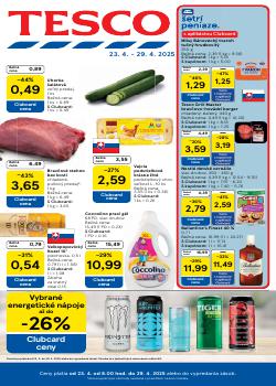 TESCO leták, Hypermarket, od 23.04 do 29.04.2025
