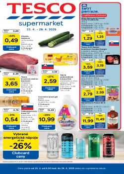 TESCO leták, Supermarket, od 23.04 do 29.04.2025