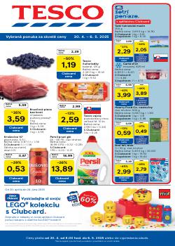 TESCO leták, Hypermarket, od 30.04 do 06.05.2025