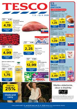 TESCO leták, Hypermarket, od 07.05 do 13.05.2025